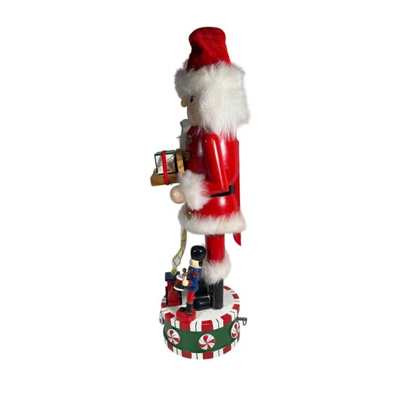 Christmas Nutcracker Santa Music Box w/Changeable Christmas Countdown Holder 16” - Picture 3 of 12